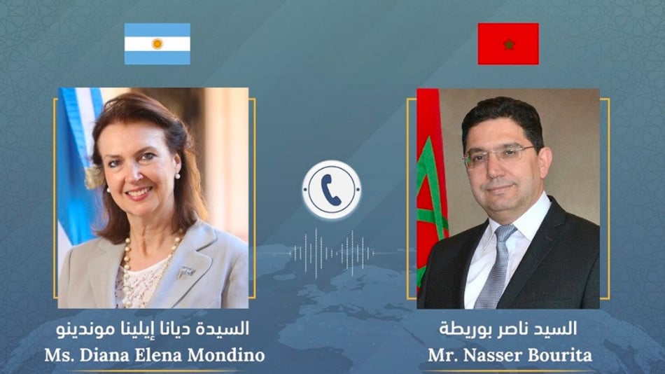 M. Bourita s'entretient au téléphone avec son homologue argentine