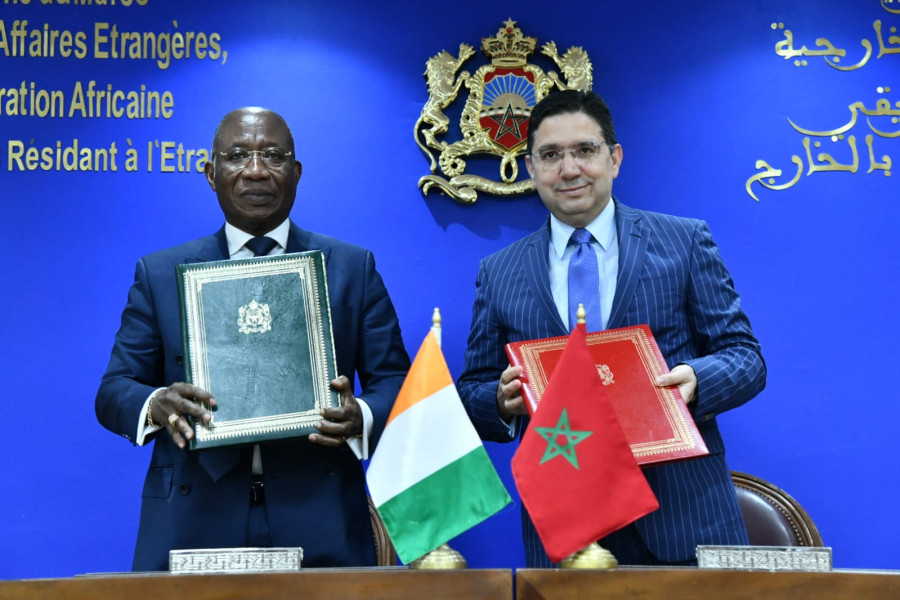 Le Chef de la diplomatie ivoirienne salue le leadership et l’engagement fort de SM le Roi en faveur de la paix et du développement en Afrique