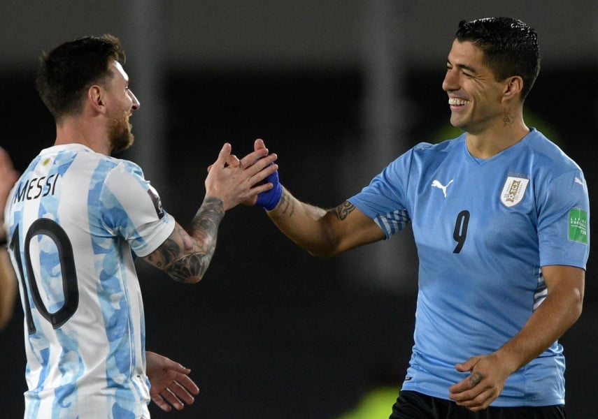 "Unique", "pour toujours", les mots doux de Messi et Neymar à Luis Suarez