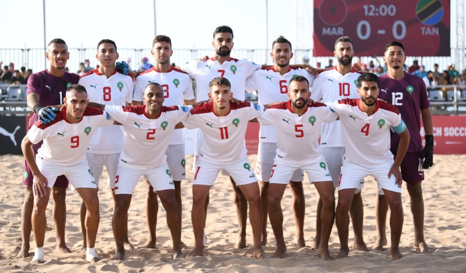 مباراتان وديتان لأسود الكرة الشاطئية استعدادا لنهائيات كأس إفريقيا