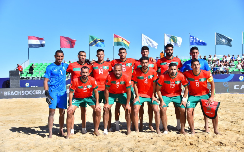 équipe de maroc de beach soccer