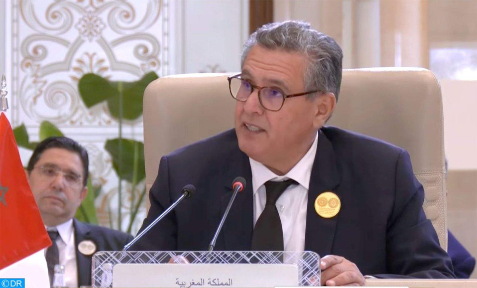 Akhannouch au Sommet arabo-islamique: SM le Roi place la cause palestinienne au rang des constantes de la politique étrangère du Royaume 