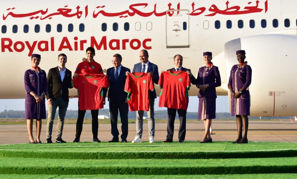 les maillots de l'équipe de maroc