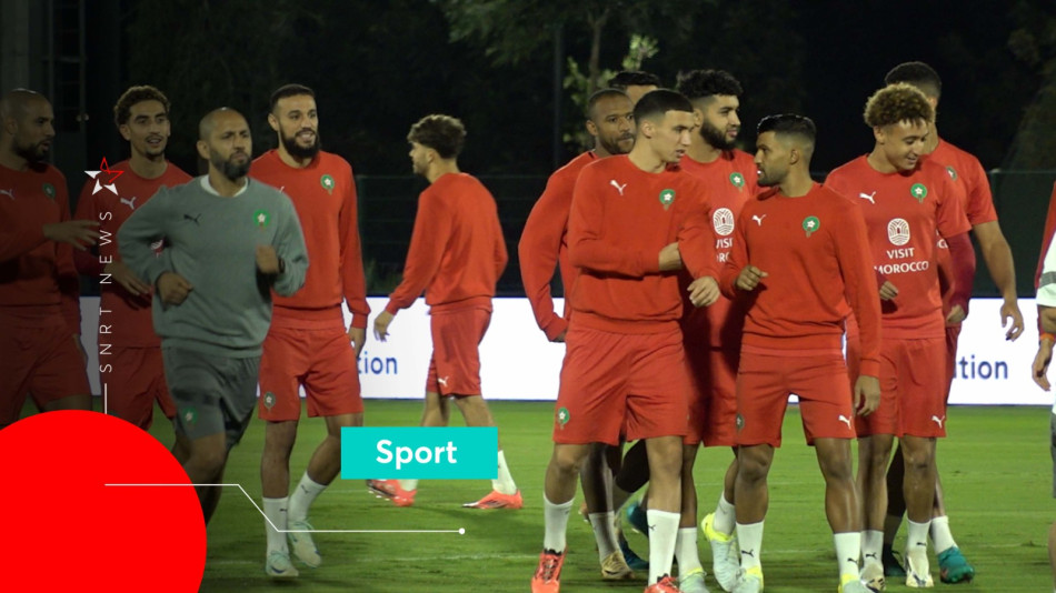 Les entrainements des Lions de l'Atlas