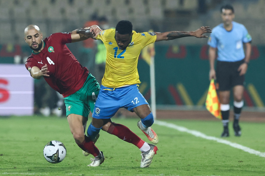 Gabon + Morocco+ Sofyan Amrabat+ maroc