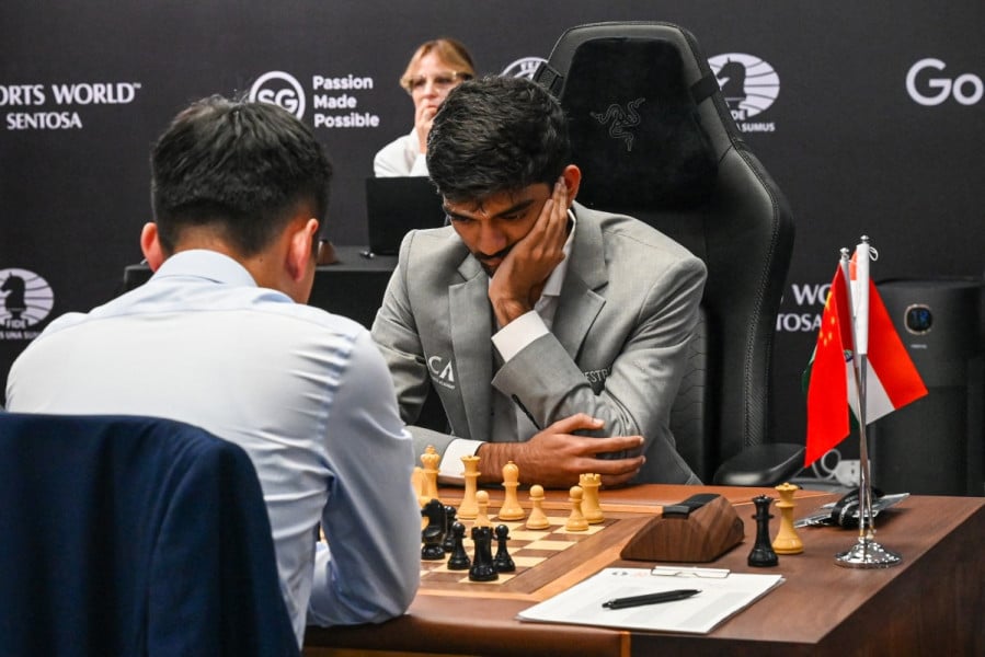 Championnat du Monde d'échecs: Gukesh Dommaraju bat Ding Liren et égalise le score