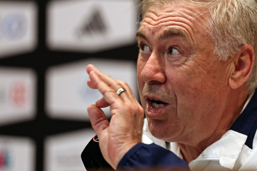 C1: le Real Madrid n'a pas "99% de chances" de se qualifier contre City, répond Ancelotti à Guardiola