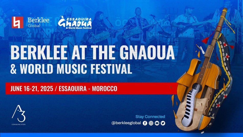 Berklee College of Music de retour à Essaouira pour la 2e édition du programme "Berklee at Gnaoua and World Music Festival"