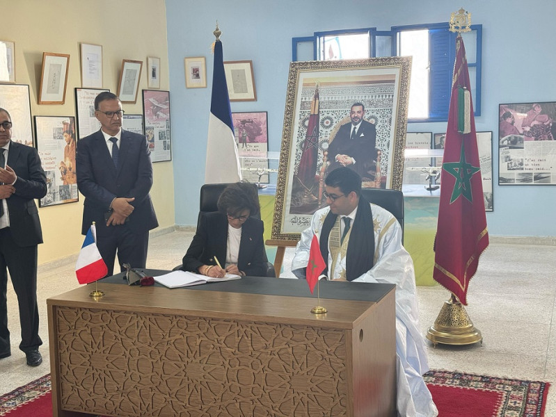 La ministre française de la Culture Rachida Dati en visite historique au Sahara marocain