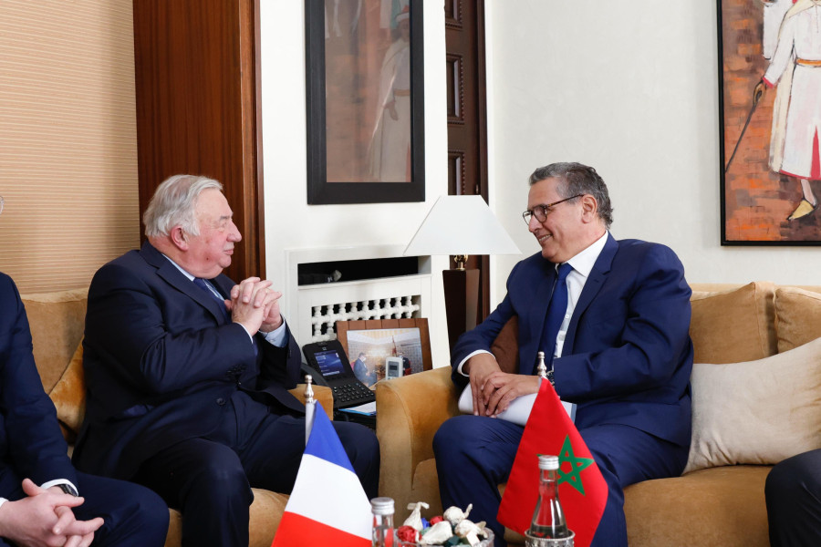 Aziz Akhannouch reçoit le président du Sénat français