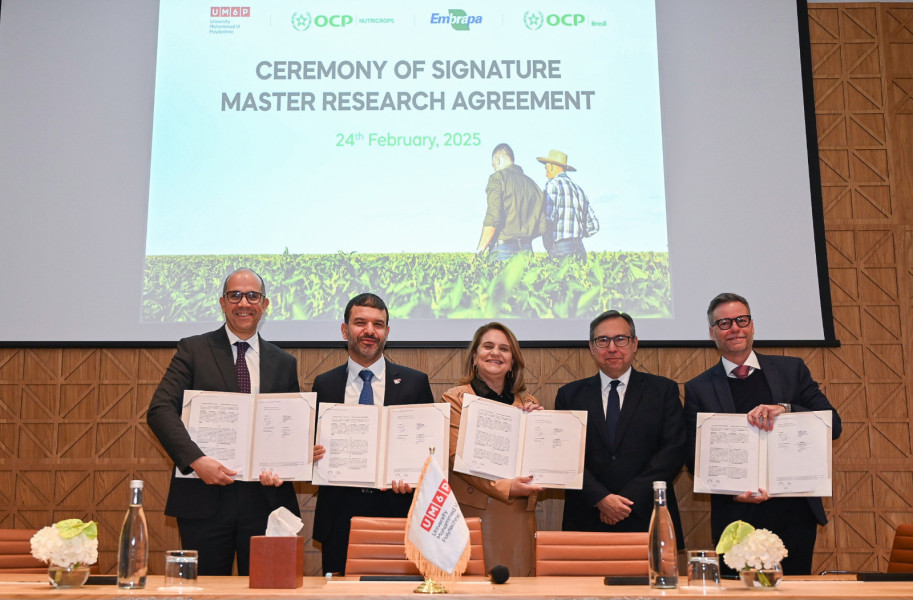 L’UM6P, OCP et Embrapa s’allient pour une agriculture durable et innovante