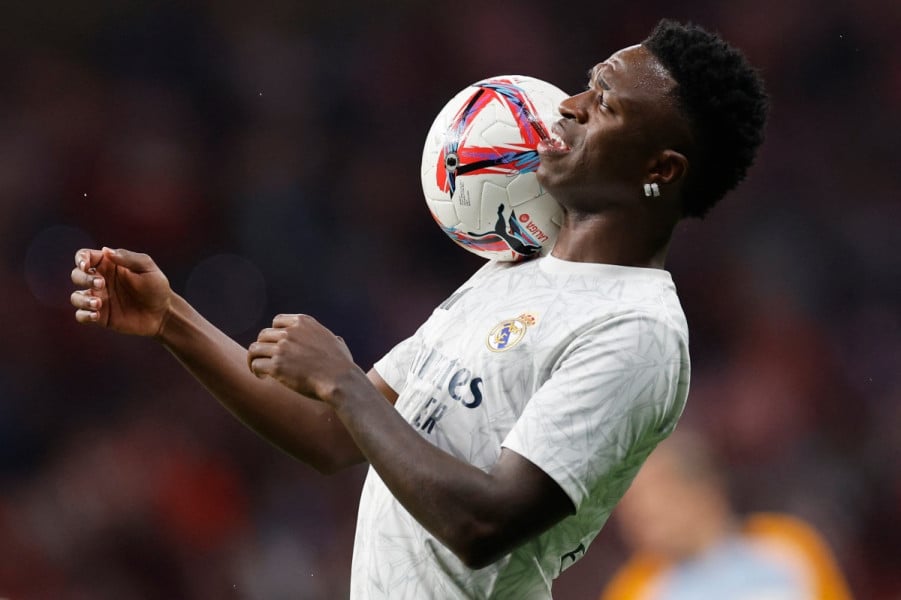 C1: le Real Madrid "n'a pas le droit à l'erreur" contre l'Atlético, selon Vinicius Jr