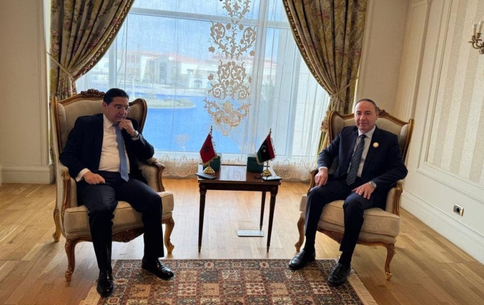 Sommet arabe extraordinaire: Bourita s'entretient avec le chargé de gestion des affaires au ministère libyen des Affaires étrangères
