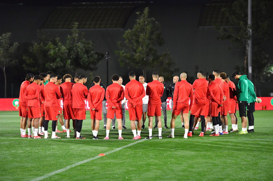 Éliminatoires Coupe du Monde 2026: deuxième entraînement des Lions de l’Atlas