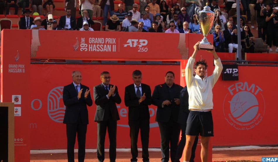 L’Italien Luciano Darderi remporte la 39è édition du Grand Prix Hassan II de Tennis