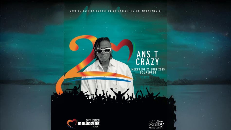 Mawazine 2025: Ans-T Crazy prêt à enflammer la scène Bouregreg
