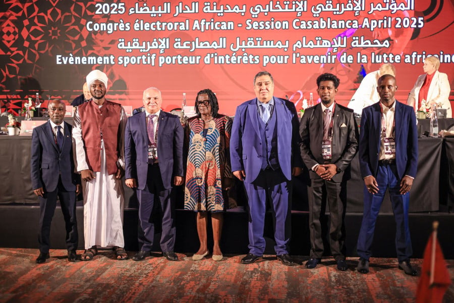 Fouad Meskout réélu président de la Confédération africaine de lutte