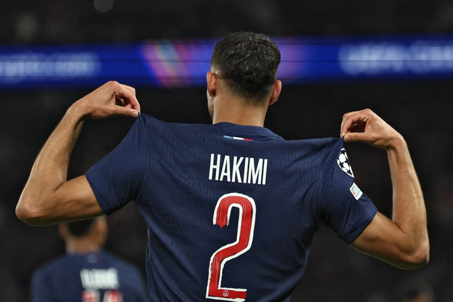 Ligue des Champions : Hakimi ouvre le score, Doué double la mise pour le PSG