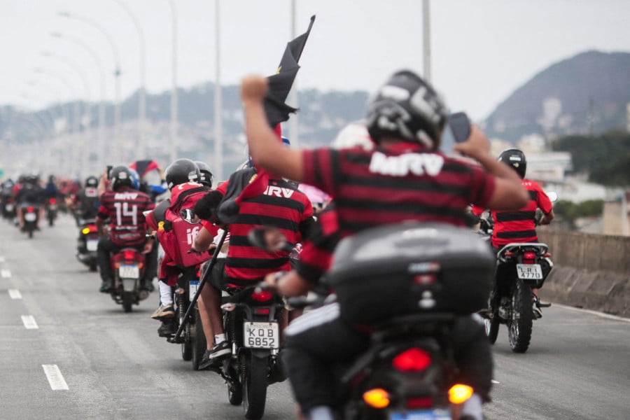 Brazil's Flamengo fans