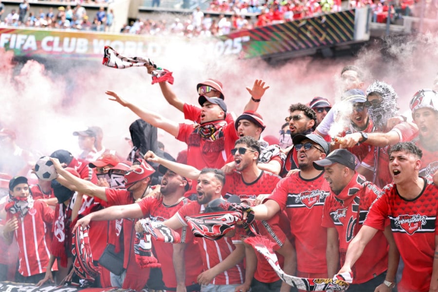 A Philadelphie, une déferlante rouge et blanc pour soutenir le Wydad face à la Juventus
