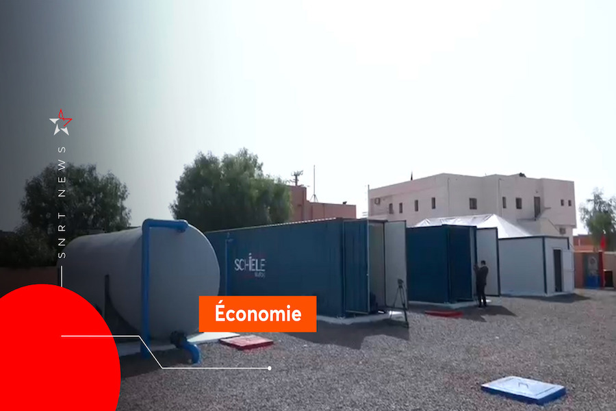 Station mobile de déstalinisation de l’eau