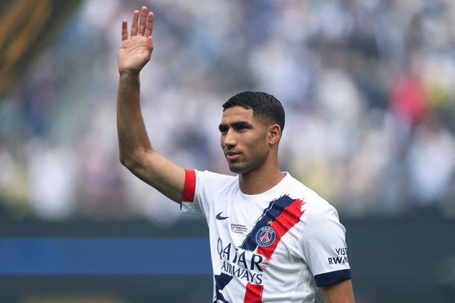 Ligue des champions: Hakimi de retour avec le PSG, Fabian Ruiz absent