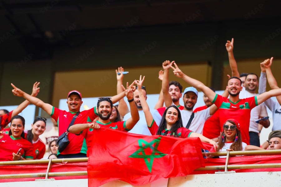 supporter marocain + maroc vs niger