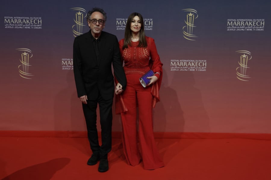 Tim Burton et Monica Bellucci