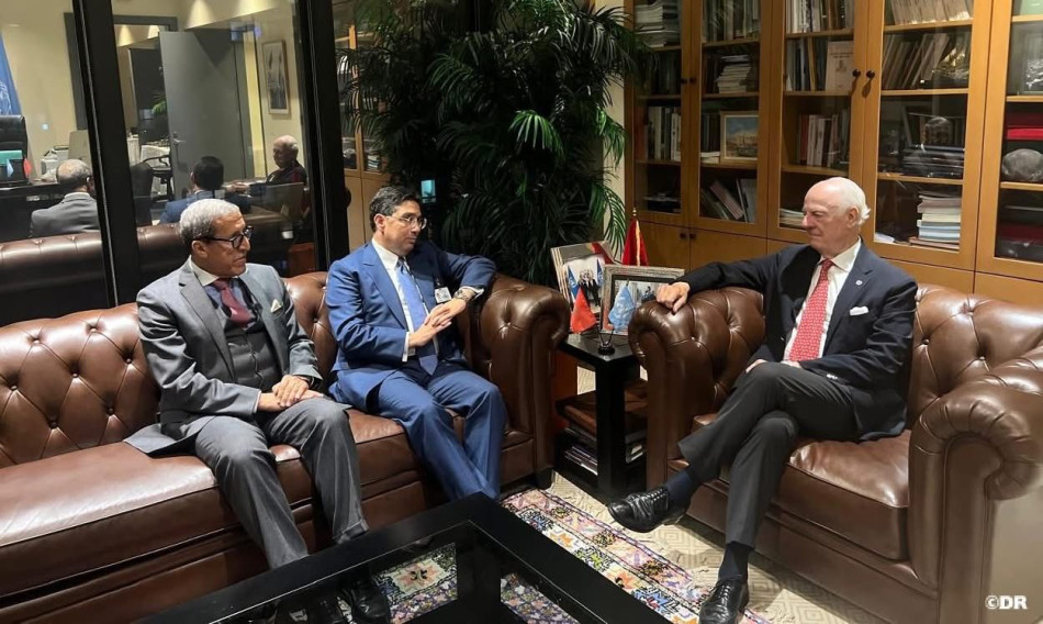 M. Bourita tient une séance de travail à New York avec l’Envoyé Personnel du Secrétaire Général de l’ONU pour le Sahara