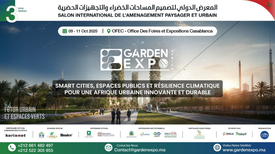 الدار البيضاء تحتضن الدورة الثالثة لمعرض Garden Expo Africa 2025 
