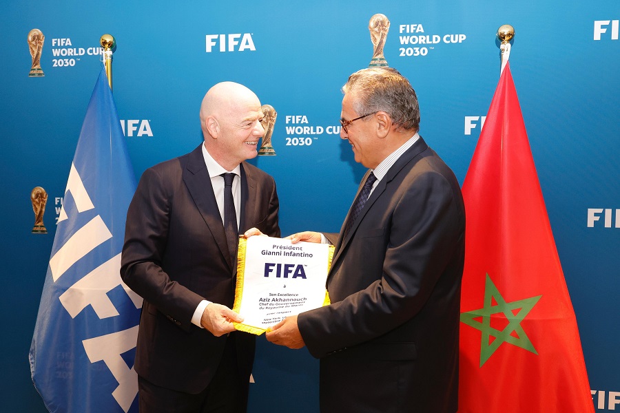 M. Akhannouch participe à New York à une réunion de la FIFA sur les préparatifs au Mondial 2030