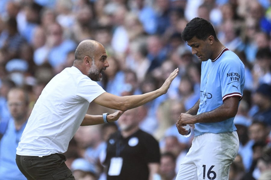 Foot: Rodri blessé, Guardiola "espère que ce ne sera pas trop grave"