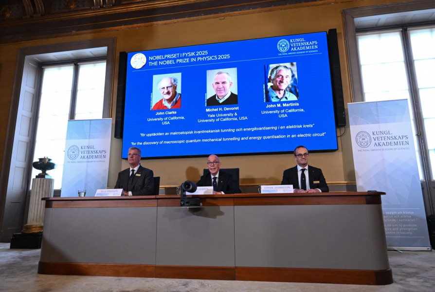 Le Nobel de physique récompense un trio pour sa découverte de l'effet tunnel quantique