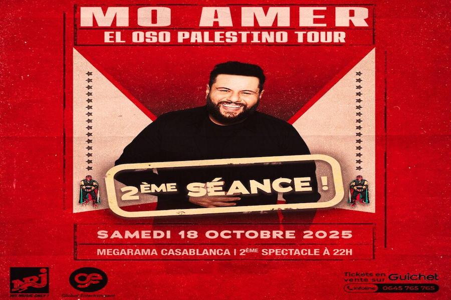 Mo Amer ajoute une deuxième représentation à Casablanca