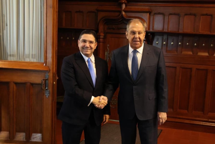 M. Nasser Bourita s’entretient à Moscou avec son homologue russe Sergueï Lavrov