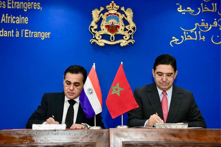 Nasser Bourita et son homologue paraguayen