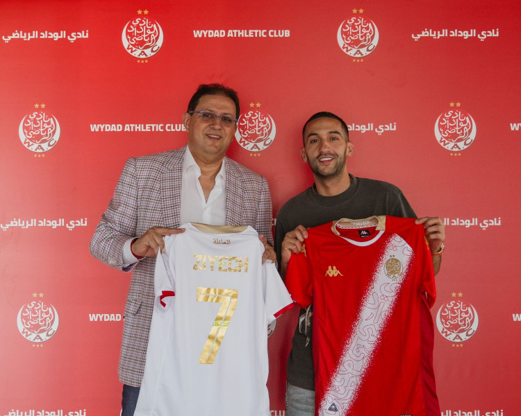 Hakim Ziyech portera le numéro 7 au Wydad