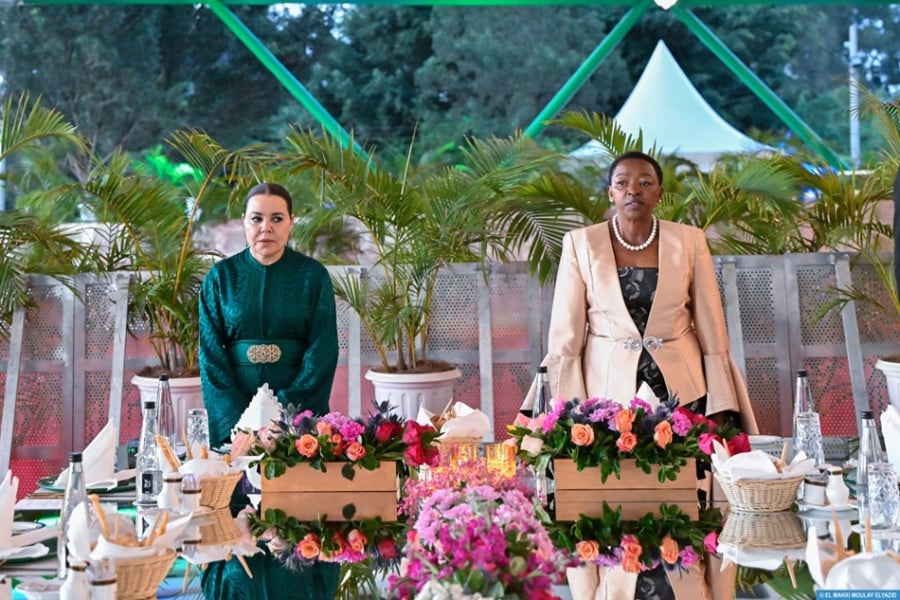 La Première Dame de la République du Kenya offre un dîner en l'honneur de SAR la Princesse Lalla Asmaa