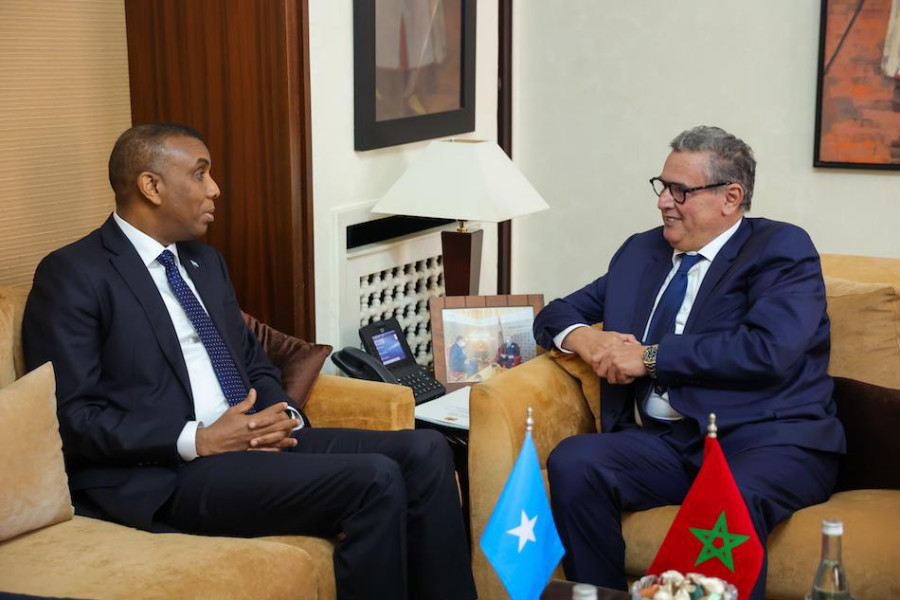 Akhannouch et le Premier ministre somalien examinent les moyens de renforcer la coopération bilatérale