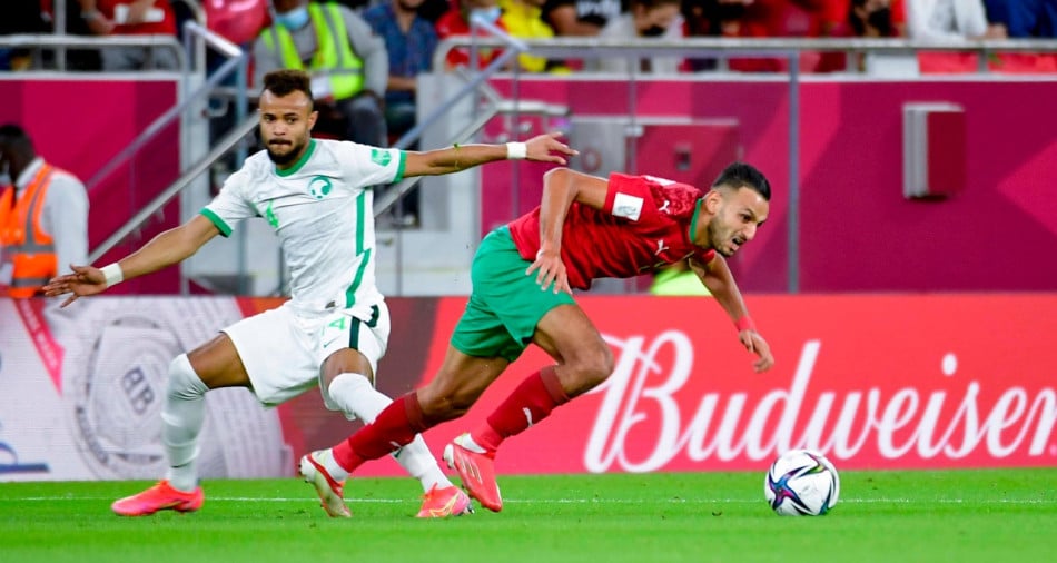 Coupe arabe maroc vs saudi arabia 