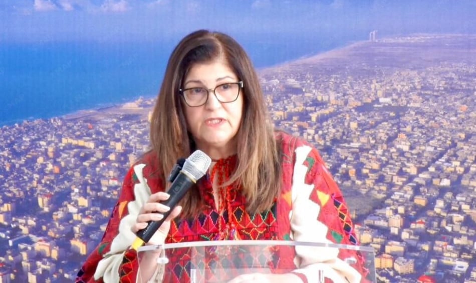 وزيرة الخارجية الفلسطينية