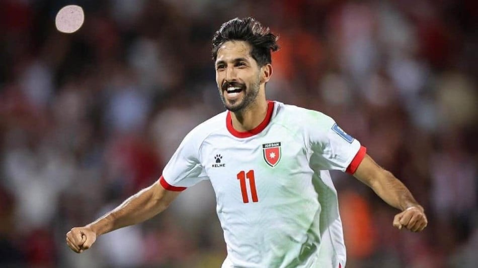 مهاجم الاردن يزن النعيمات
