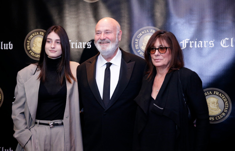 Rob Reiner, son épouse Michele Singer et leur fille Rony Reiner