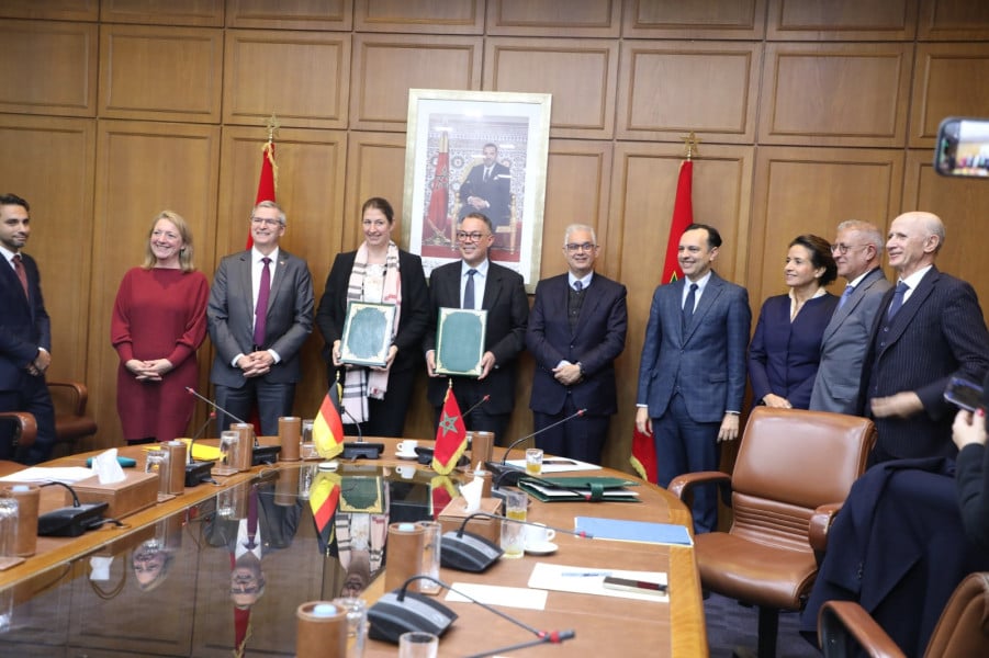 Maroc-Allemagne: signature à Rabat de trois conventions de financement de 450 M€