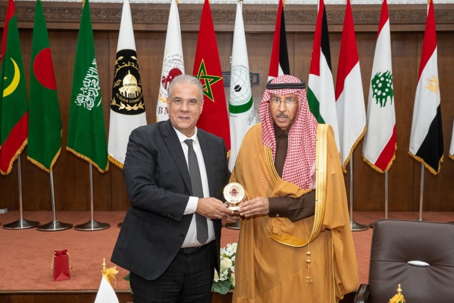 السفير السعودي بمعية محمد سالم الشرقاوي
