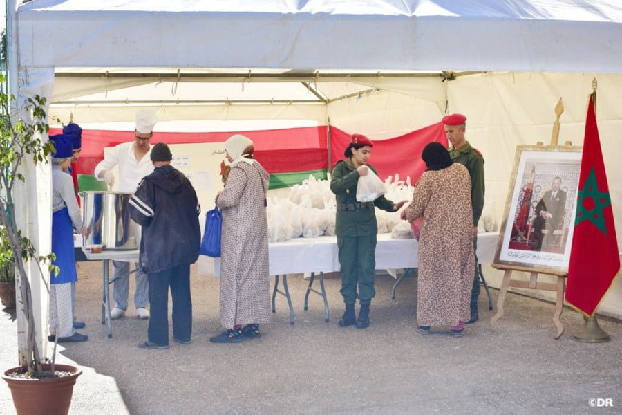Opération "Iftar Ramadan 1447-2026" : La Garde Royale organise la distribution de 6.000 repas du Ftour quotidiennement