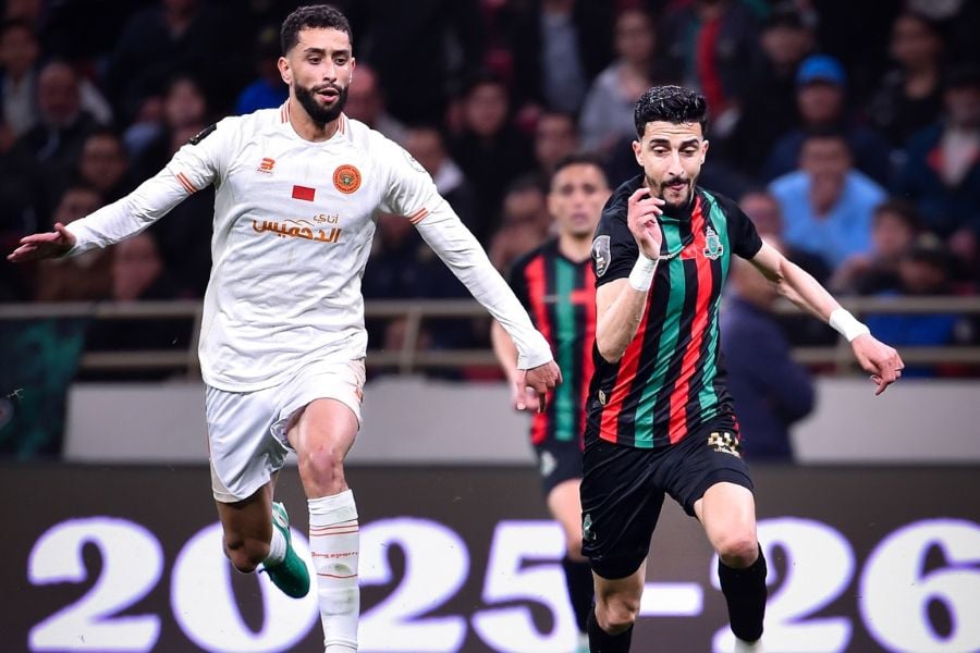 من مباراة الجيش الملكي ونهضة بركان