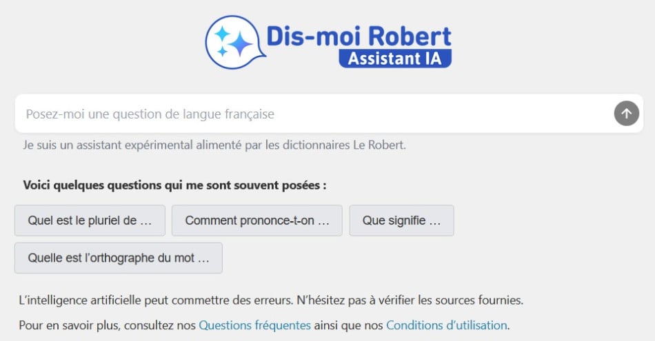 Dis moi Robert
