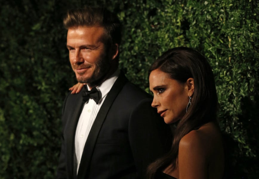 David Beckham et son épouse