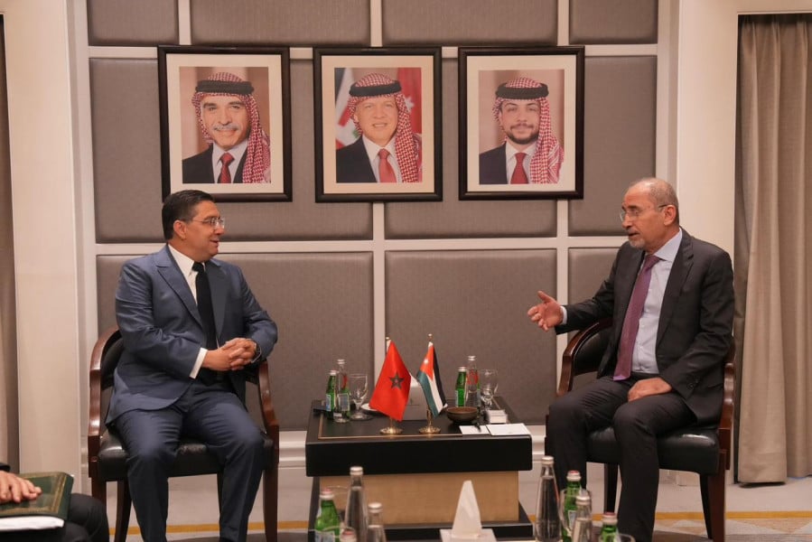 M. Bourita s’entretient à Amman avec son homologue jordanien